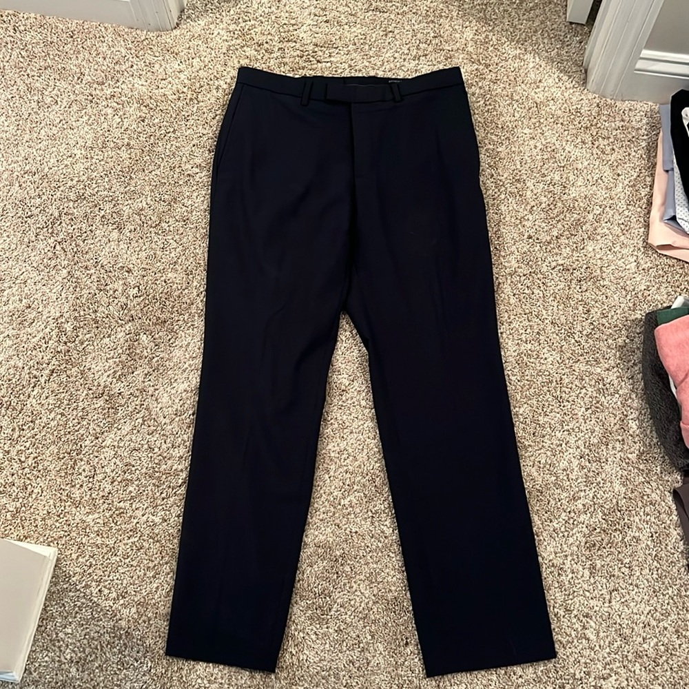 Banana republic navy dress pants, size 31x30, slim fit, good condition